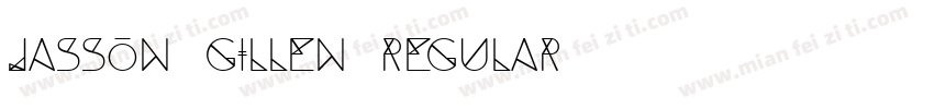 Jasson Gillen Regular字体转换